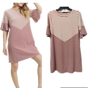 NWOT Doe & Rae Stripe T Shirt Dress Size Small